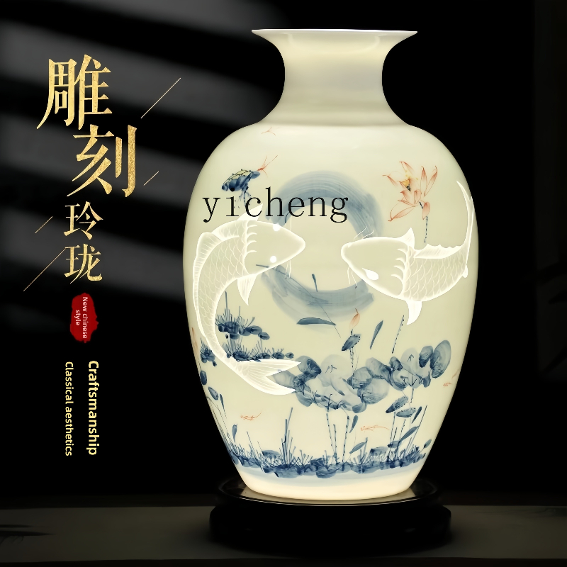 LSL Ceramic Vase Hand-painted  - Lighting Decor Company 리뷰 및 가격