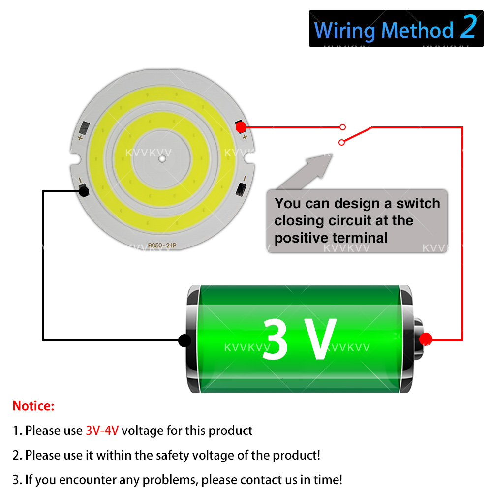 3V 4V Round COB LED Lamp Parts - Lighting Decor For House 리뷰 및 가격