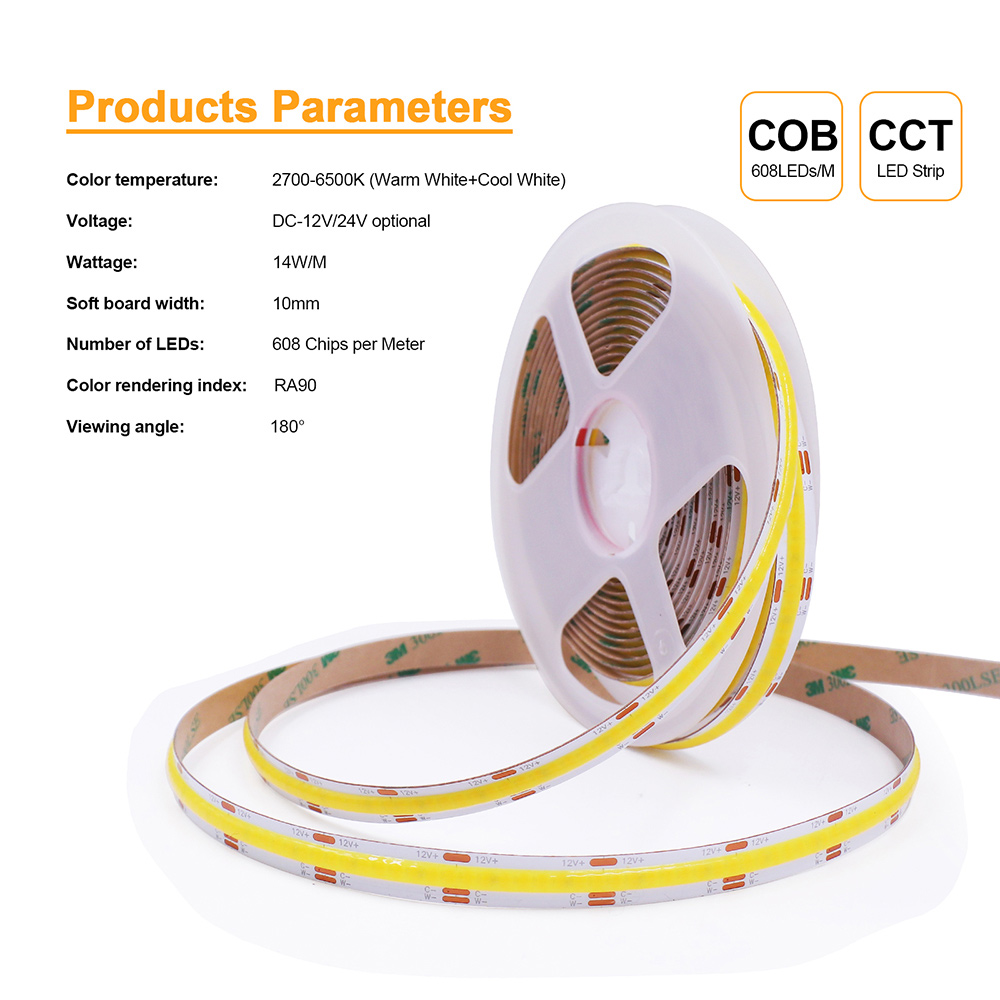 12V 24V COB CCT Led Strip Ligh - Decor Lighting Hours 리뷰 및 가격