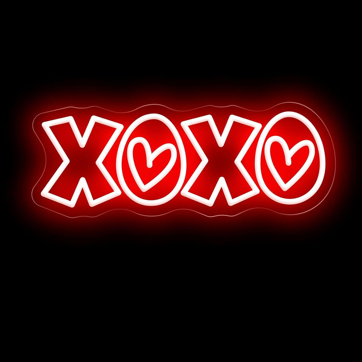 XOXO Neon Sign USB Dimmable LE - Lighting Decor Home 리뷰 및 가격