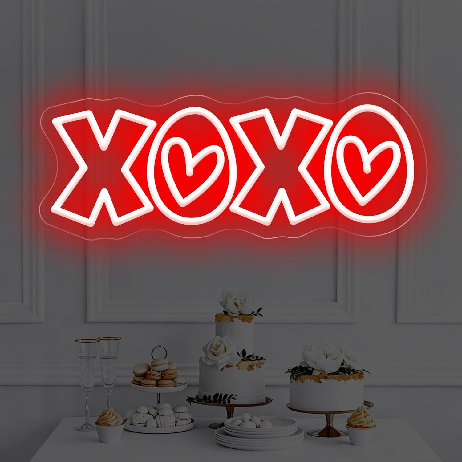 XOXO Neon Sign USB Dimmable LE - Lighting Decor Home 리뷰 및 가격