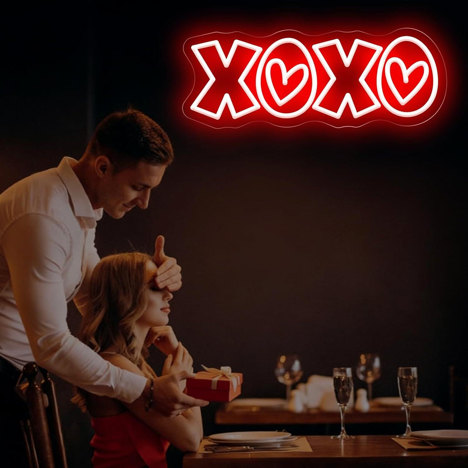 XOXO Neon Sign USB Dimmable LE - Lighting Decor Home 리뷰 및 가격