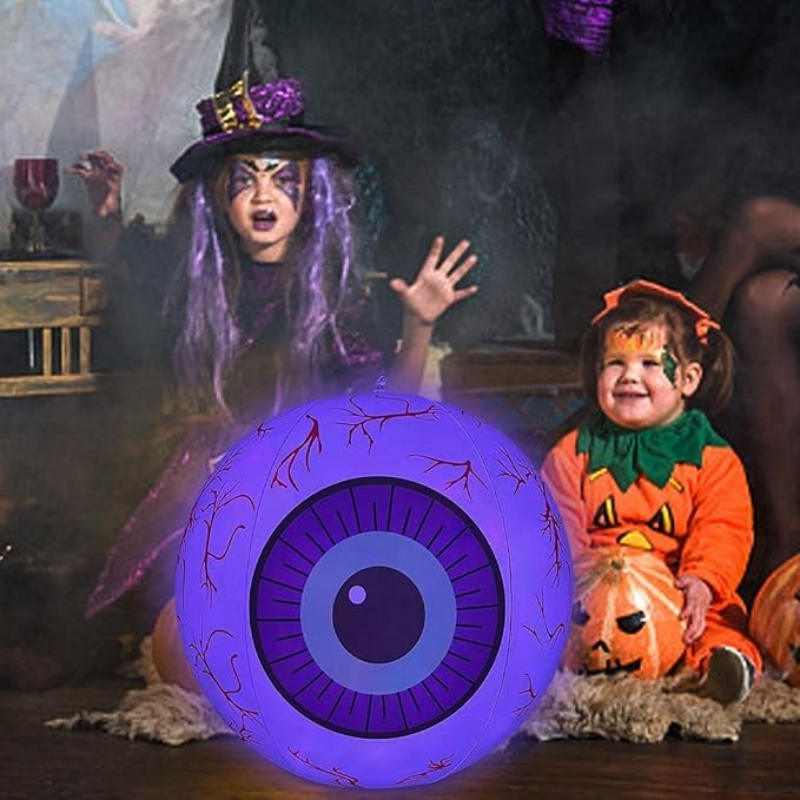 Halloween Inflatable Eyeballs  - Lighting Decor For House 리뷰 및 가격