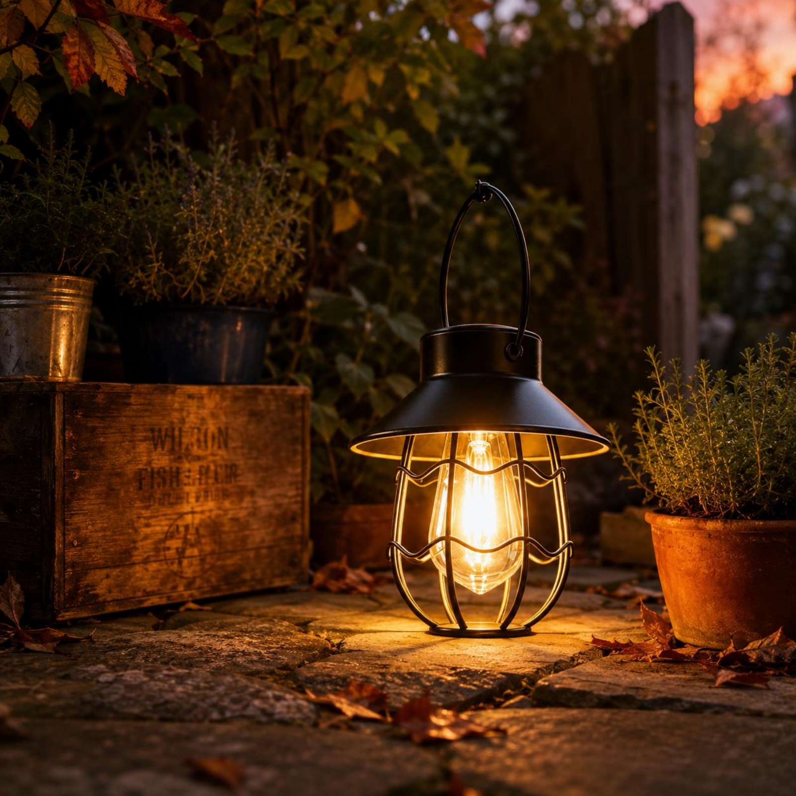 Wavy Frame Lantern Energy Savi - Lighting Decoration Outdoor 리뷰 및 가격