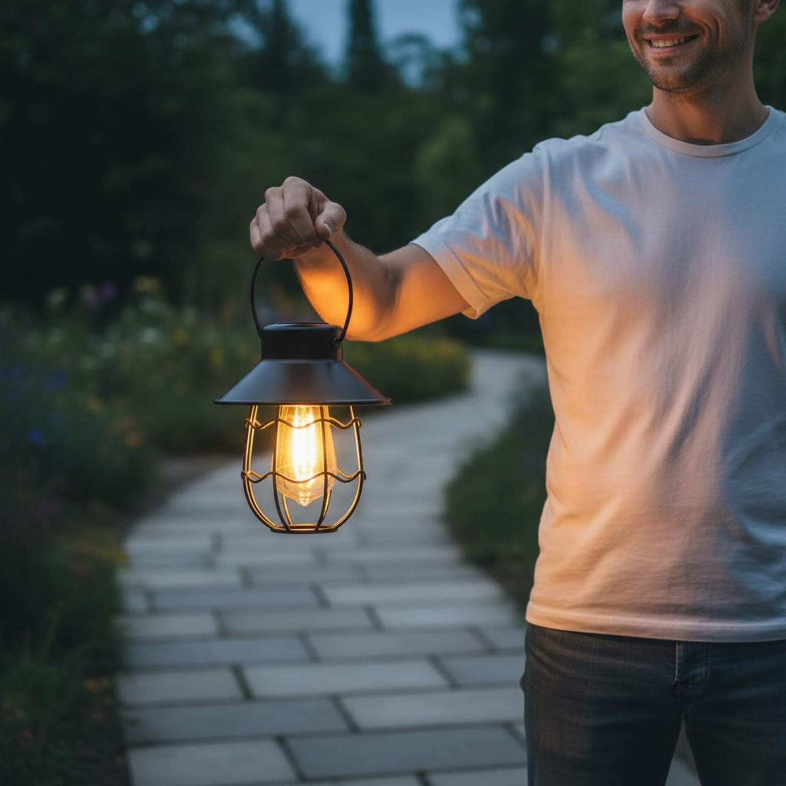 Wavy Frame Lantern Energy Savi - Lighting Decoration Outdoor 리뷰 및 가격