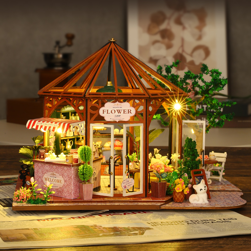 DIY Wooden Miniature Model Kit - Lighting Decor For House 리뷰 및 가격