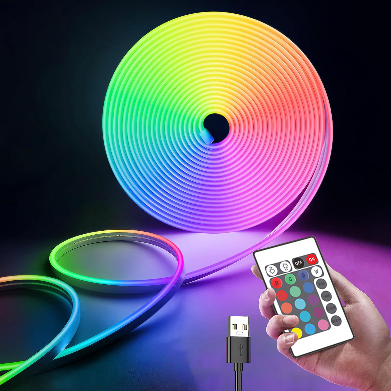 RGB Led Strip Lights USB 5V Wa - Decor Lighting Hours 리뷰 및 가격