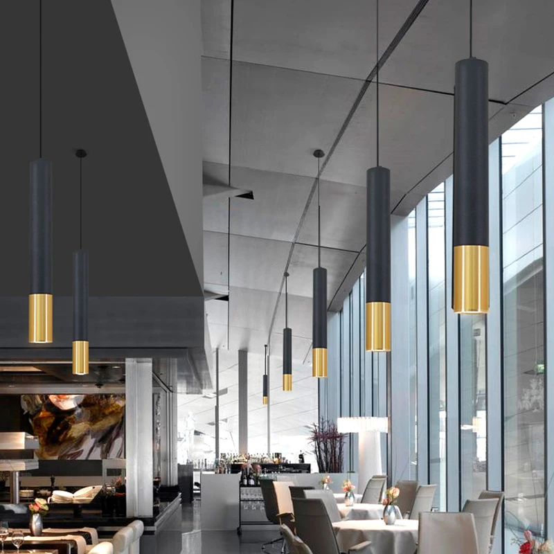 Modern LED Long Tube Pendant L - Lighting Decor Company 리뷰 및 가격
