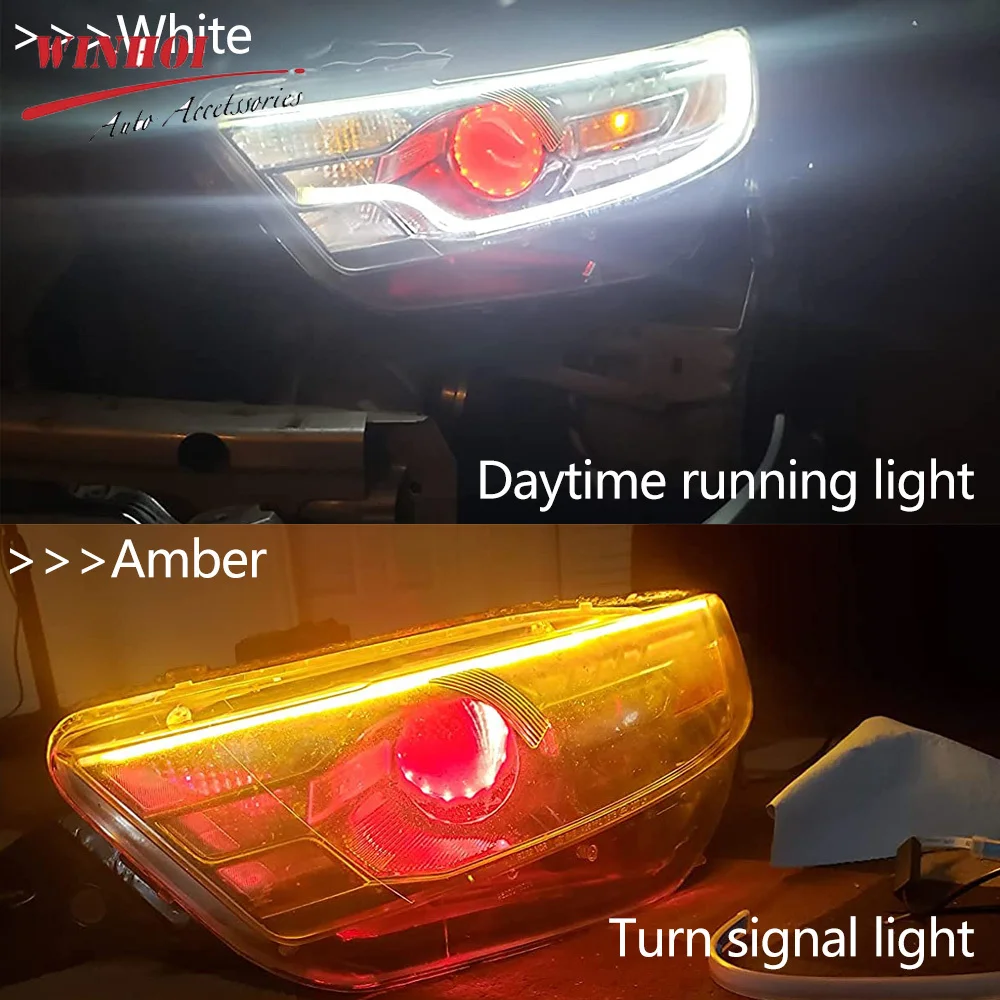 2PCS Car LED DRL Daytime Runni - Ambient Led Strip 리뷰 및 가격