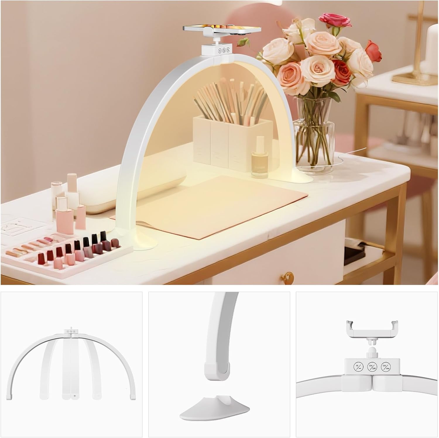 Half Moon Light U-Shaped Nail  - Led Moon Lamp 리뷰 및 가격