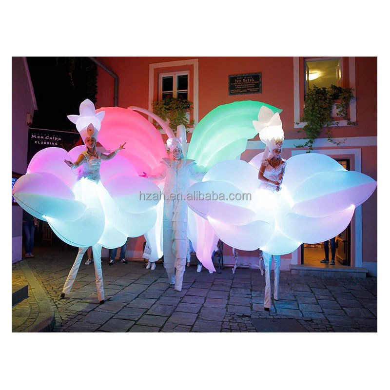 Fancy White Inflatable Flower  - Decor Lighting The Parade 리뷰 및 가격